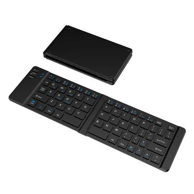 Bluetooth 2,4G Drahtlose Faltbare Tastatur Wiederaufladbare Mini Tragbare Tastatur Faltbare Tastatur für Windows IOS PC