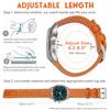 [hemsut H] Genuine Leather Watch Band, Perforated Design, Soft and Flexible, Italian Vegetable Tanned Leather Quick Release Band