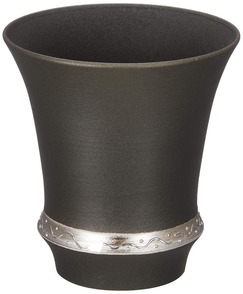 Arita Ware Sake Oxidized Silver Diameter X 7cm 100ml Dishwasher Made In T815 "SAKE GLASS" Cup, (Reverse Shape), Approx. 6.7cm Height, Approx.