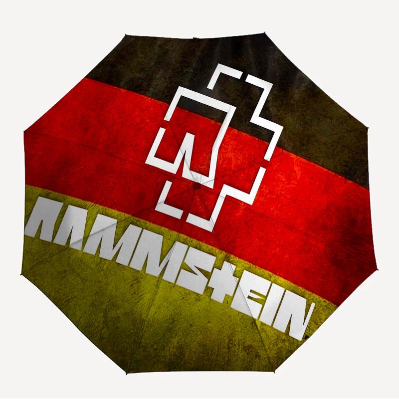 

1pc Rammstein, Flag Themed High-quality Umbrella,Automatic Opening and Closing Umbrella,Multi-functional Umbrella G0811005
