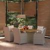 Day and Night - Day and Night Garden Dining Set 7 Pieces Brown Synthetic Rattan