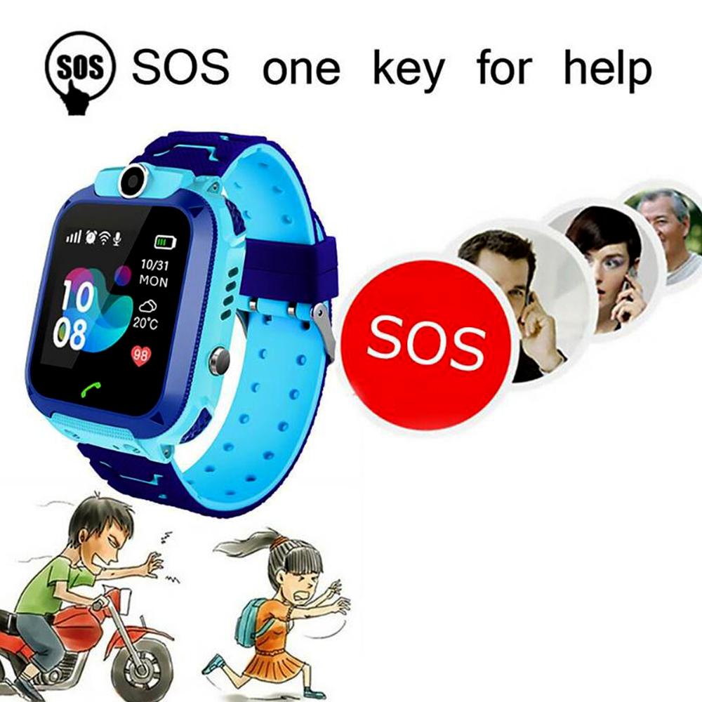 Q12 Kids Smart Watch IP67 Waterproof Children "s Phone Watch Precise Positioning SOS One Key For