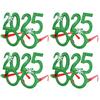 2025 New Year Party Glasses Christmas Photo Props Noel Xmas Decorations Kids Adult Eyeglasses Photobooth Gifts Home Supplies