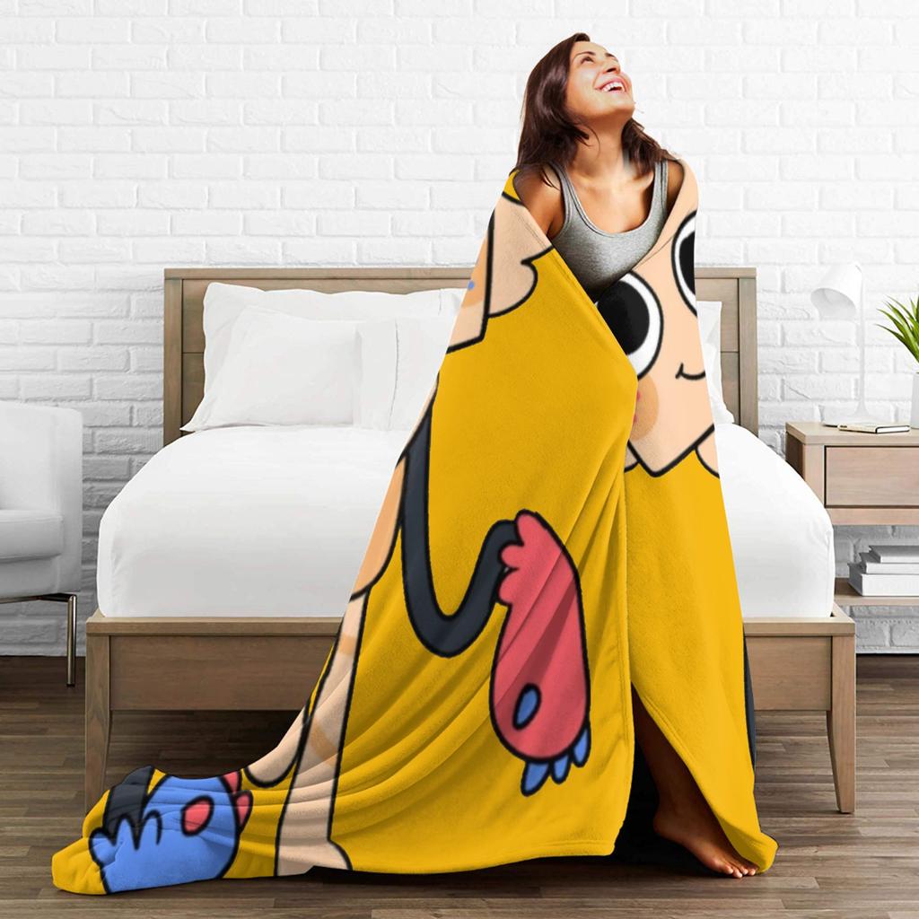 Dandy's World Soft Warm Blanket Goob  Children Plush Throw Blanket Street Trend Living Room Flannel Bedspread Sofa Bed Cover
