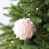 Pink Foam Christmas Ball Ornament - DIY Tree Decoration Topper