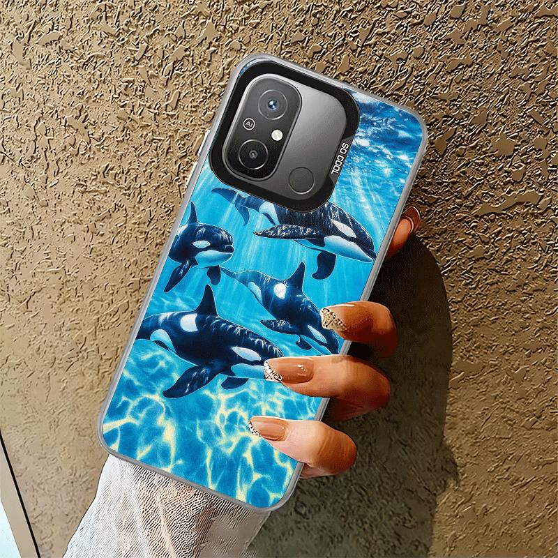 

Orca Ocean Pattern Shockproof Phone Case for Xiaomi Poco X7 X6 X5 X3 Pro F7 Ultra M8 Redmi 15C 15 14C 13C 12C 10C 13 12 10 Xiaomi Poco M8 Pro