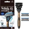 Schick Hydro 5 Sensitive Razor Holder with 3 Blades for Men, Designed for Normal Skin
