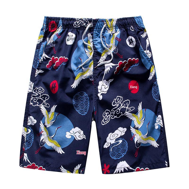 Unisex Outdoor Beach Pants - Couple's Casual Loose-Fit Five-Point Shorts