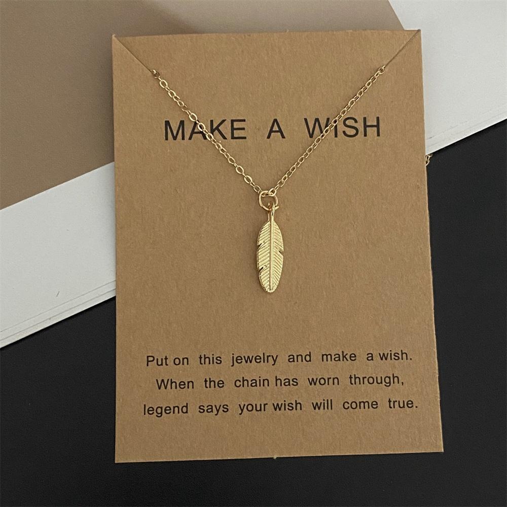 Moon Star Pendant Necklace for Girl Women Golden Color Various Design Link Chain Choker Necklace Gift for Friend Fashion Collar
