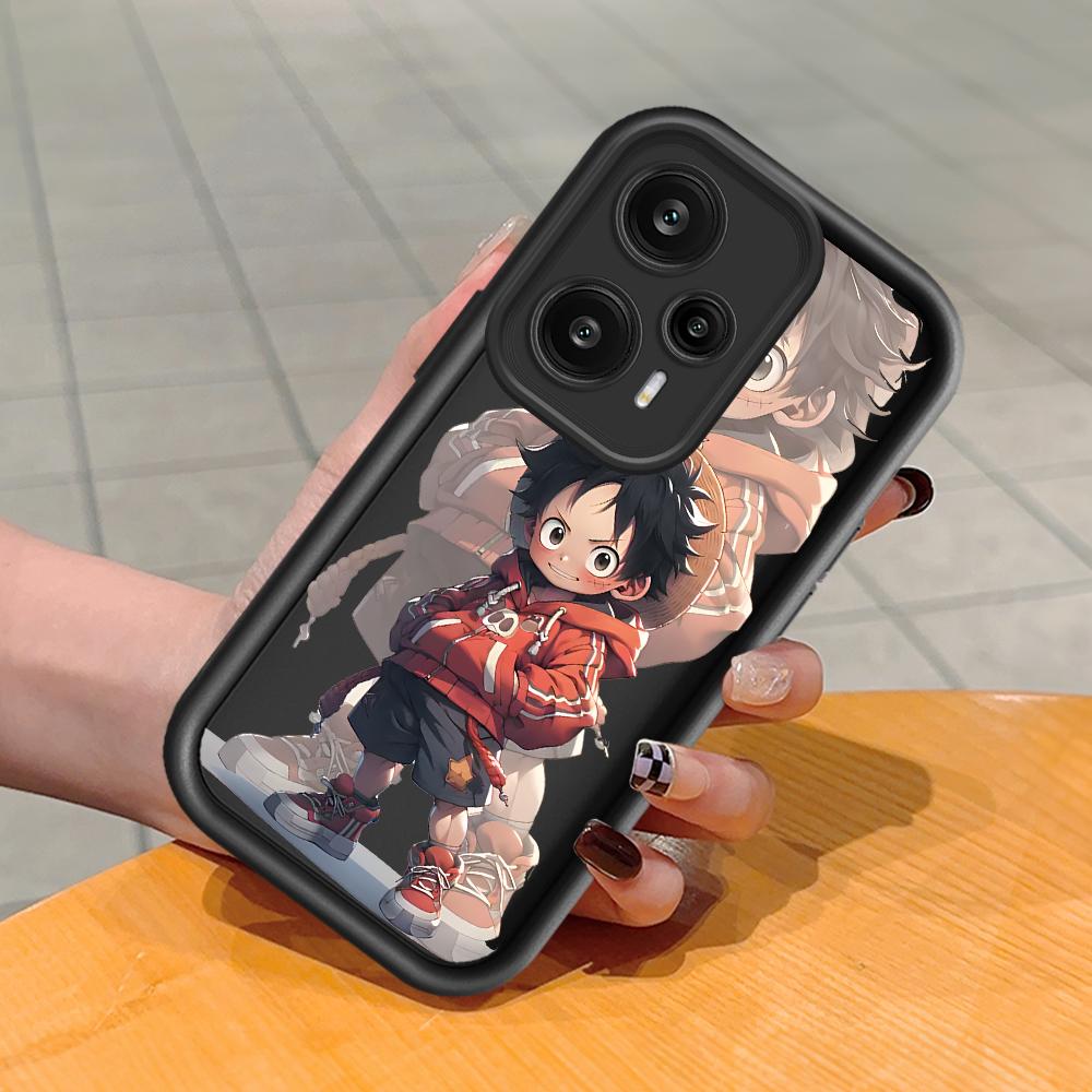 

Мягкий силиконовый квадратный чехол с рисунком лестницы для телефона, полное покрытие, противоударный защитный резиновый чехол для камеры для Xiaomi Redmi Redmi 13R 5G чёрный