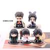 5 Style/Set Sitting Q Version Demon Slayer Ghost Doll Tanjiro Nidouzi Inosuke Zenizu Figure Action Model Movie Figure Toys Dolls Premium Quality