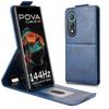 For TECNO Pova Curve 5G LJ8k Stand Case Magnetic Clasp Vertical Flip Leather Phone Cover with Card Holder