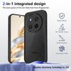 Huawei Honor 400 Frosted Black Translucent Protective Phone Case for X6C, X8B, X9D