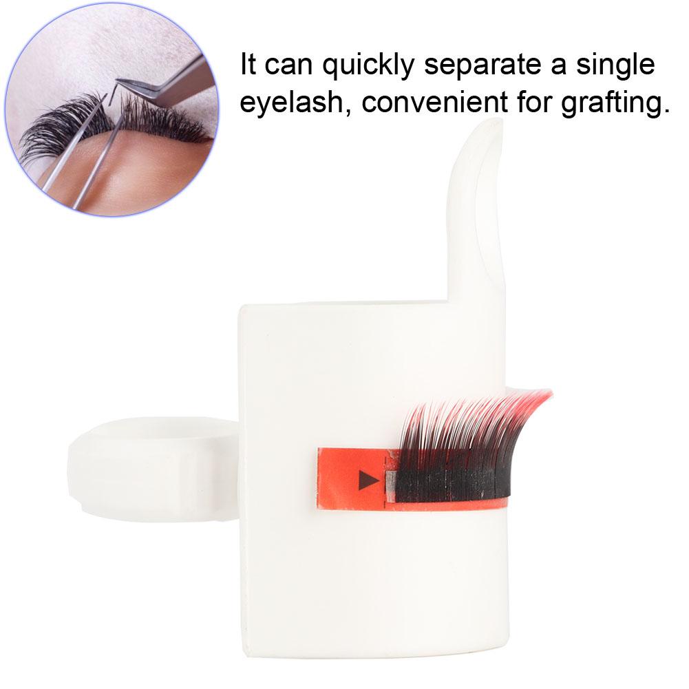 Grafting False Eyelashes Extension Glue Cup U Shaped Pallet Lashes Holder Makeup Tool 01#