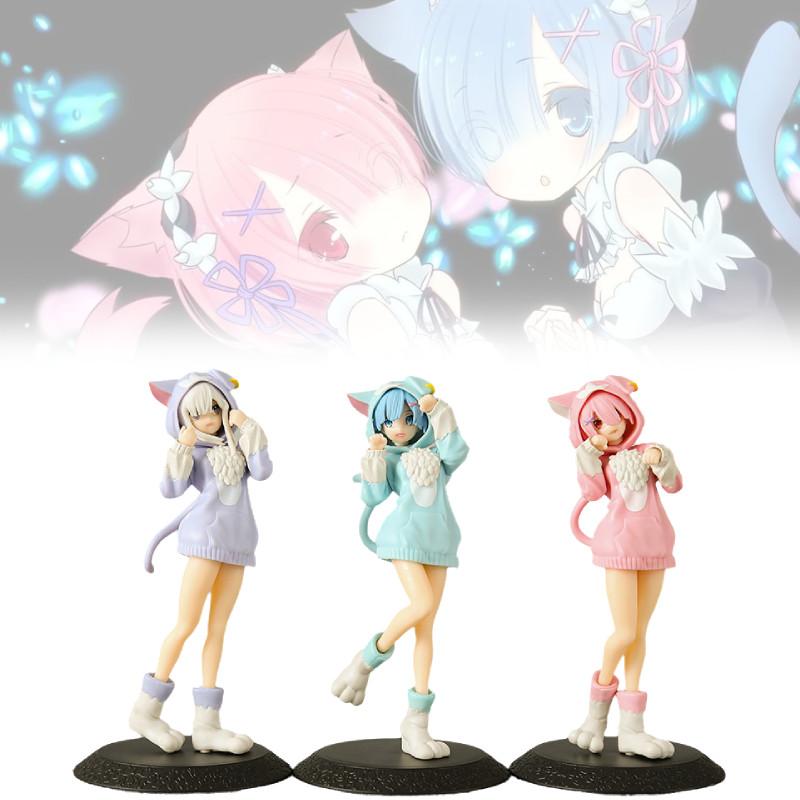 Stunning Pvc Rem And Ram Figurines From Rezero Anime With Captivating Design