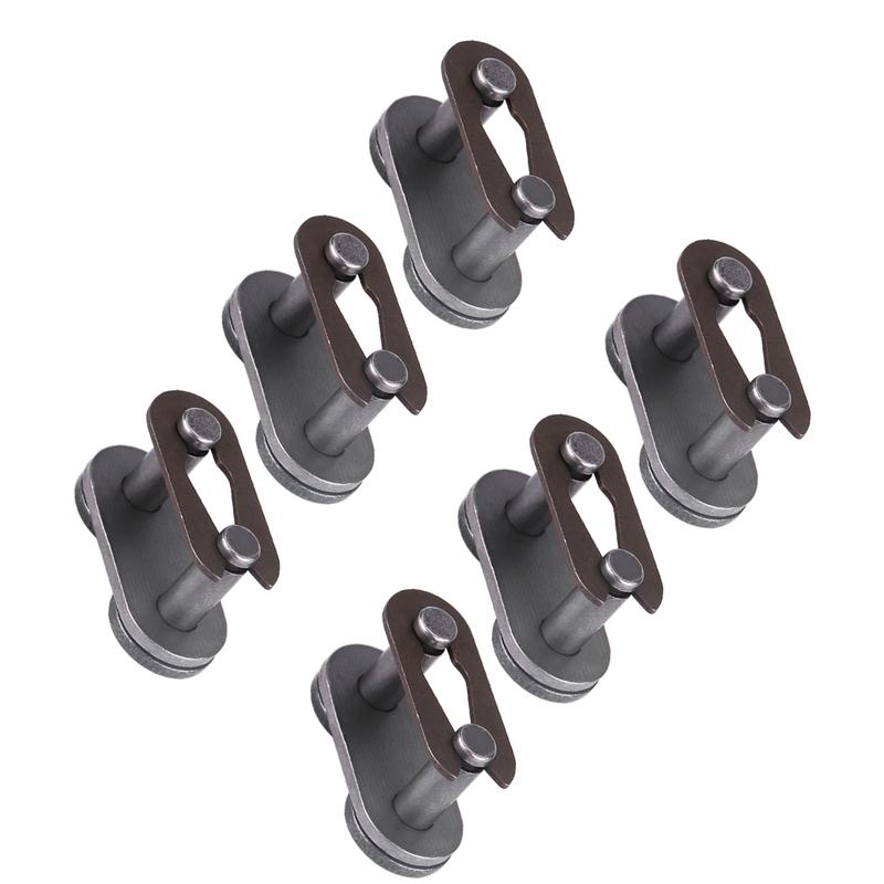 5 Sets 415 Chain Master Connecting Link 2-Stroke Motorized Bike Gas Engine Parts High Strength for Motorized Repair Modification