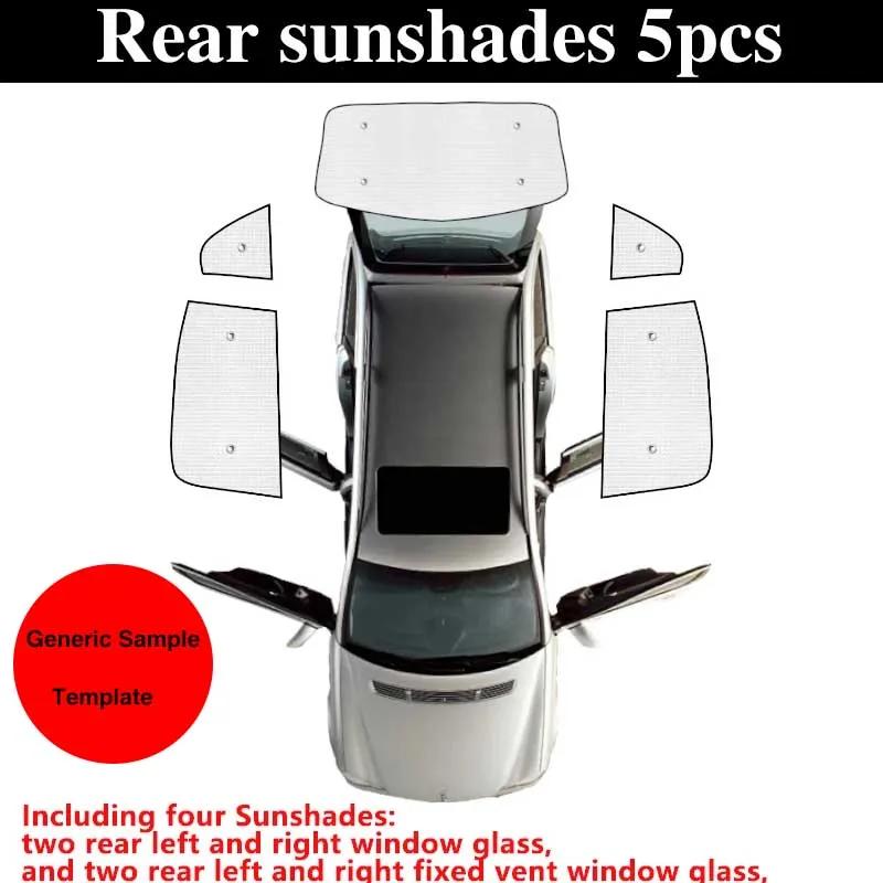 For Trumpchi GAC GS8 2024 Accessories ~ Car Windshield Visor Full Window Sun Protection Anti-UV Shaby Sunshades Stickers