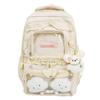 Schoolbagins Style High-value Student Schoolbag Female Korean College Style Two-piece Backpack Ballet Style Lace Make-up Bag