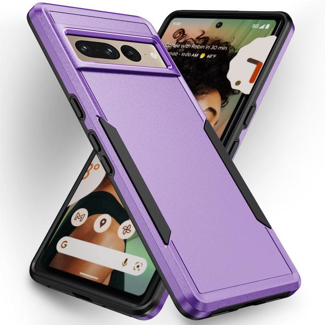 

Защитный чехол 2 в 1 с защитой от падения для Google Pixel 7 Pro 7a 6a 6 8 Pro Pixel7 Pixel8 Pixel7a Pixel 7 A, матовые чехлы for Pixel 7 Pro фиолетовый