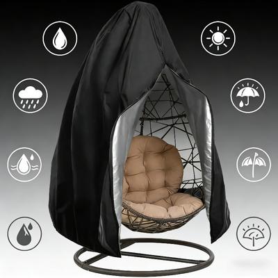 Outdoor Swing Chair Eggshell Dust Cover Multi-color Optional 210D Oxford Cloth Garden Swing Sunshade Cloth
