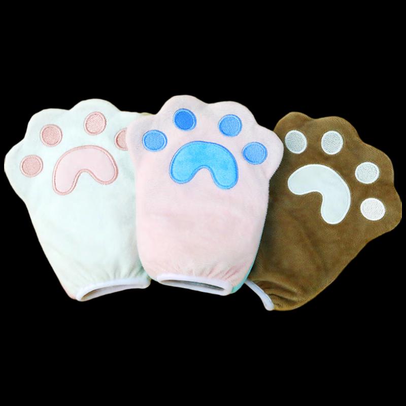 Jieshen Baby & Kids Cartoon Cat Paw Bath Towel