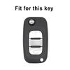 Auto-Shell für Renault Fluence Clio Megane Mercedes LADA Vesta Granta XRay Kalina Priora Limousine Sport 3 Tasten TPU-Schlüsseletui-Abdeckung