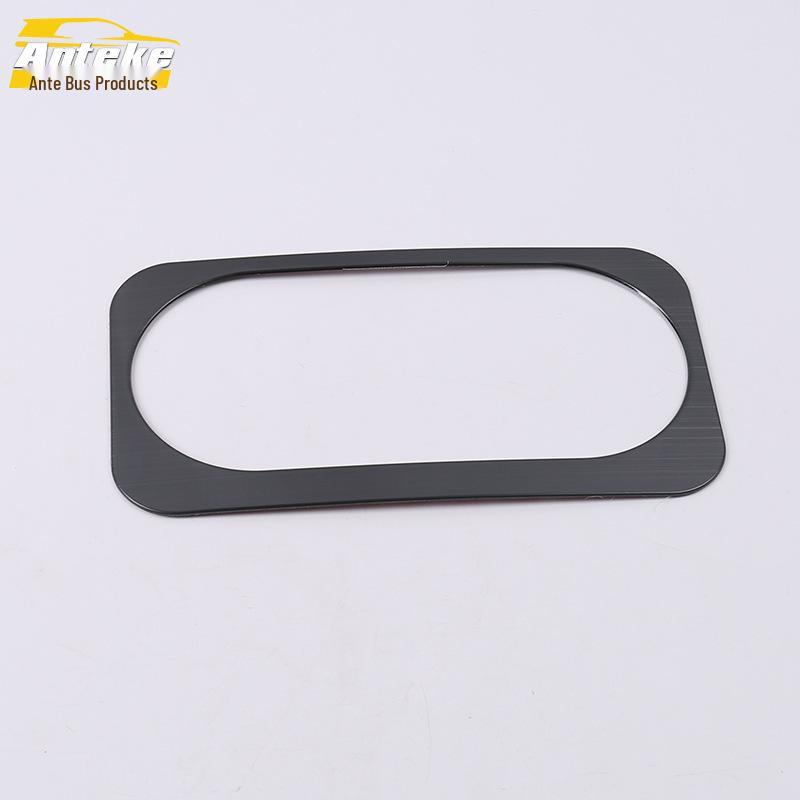 19 T77 Rear Water Cup Bright Ring & Armrest Box Cup Decorative Frame Sticker Car Accessory