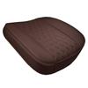 Soft Breathable PU Leather Car Front Seat Cover Pad Cushion For Cars Auto Trucks Brown