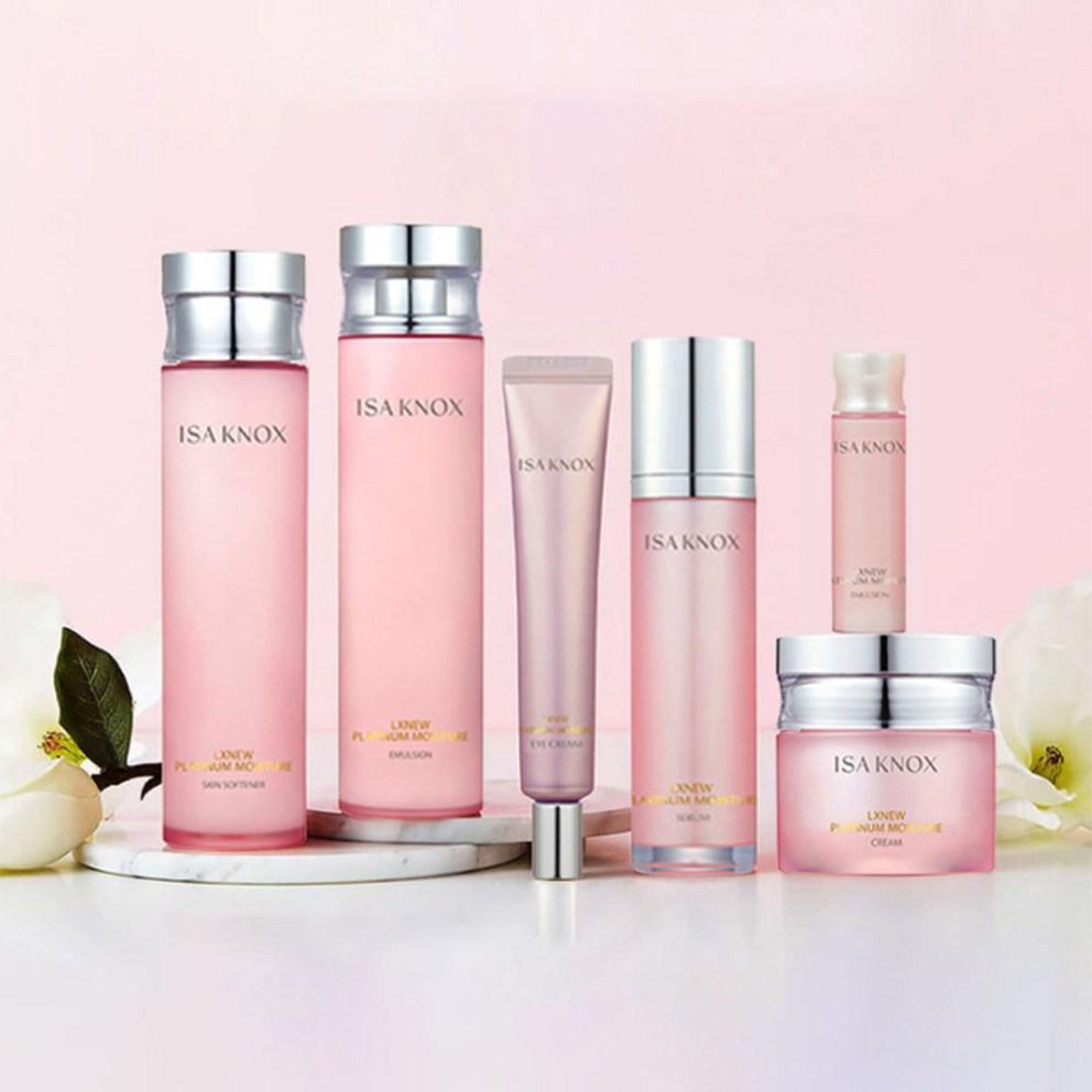 ISA KNOX LXNEW Platin Feuchtigkeit Basis Hautpflege Geschenk Komplettset, 1 Set