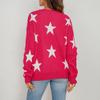 WomenCasual Print Pullover Round Neck Long Sleeve Sweater Top