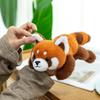 Cute Furry Raccoon Plush Toy Kawaii Soft Raccoon Plushie Pendant Cartoon Animal Backpack Accessories Home Decor Christmas gifts