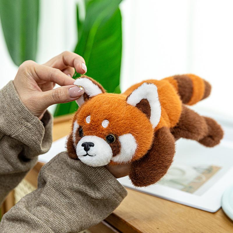 Cute Furry Raccoon Plush Toy Kawaii Soft Raccoon Plushie Pendant Cartoon Animal Backpack Accessories Home Decor Christmas gifts