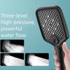 Rectangular Large Panel Pressurized Shower Head 3 Mode Rain Shower Set  Barber Shop