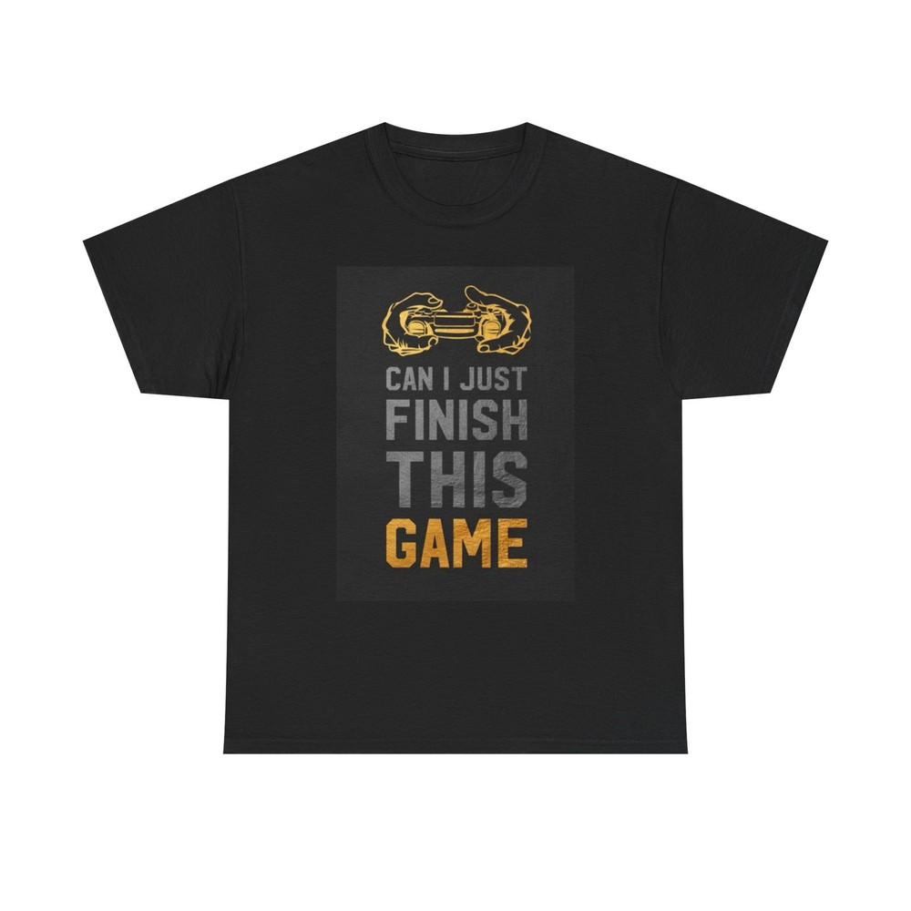 

Can I Finish This Game Video Games T Shirt Unisex Heavy Cotton Tee M