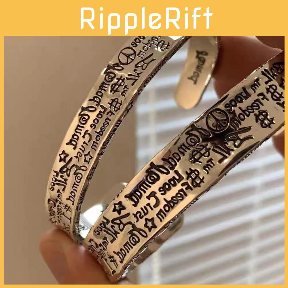 Graffiti Vintage Stylish Bracelet Unisex Allmatch Design Highend Feel