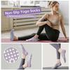 3 Pairs Grip Pilates Socks for Women – Non-Slip Yoga Socks for Ballet, Dance, and Workouts