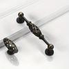 Vintage Antique Bronze Cabinet Handles Hollow Out Birdcage Cabinet Pulls Drawer Knobs Wardrobe Door Pullers Furniture Handle