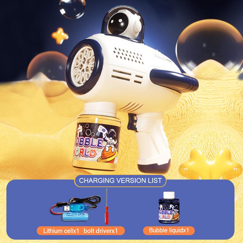 

2023 Новая детская игрушка-машина для мыльных пузырей INS Burst Полностью автоматическая ручная электрическая машина для выдувания мыльных пузырей Astronaut