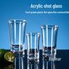 KTV Przezroczyste Akrylowe Kieliszki do Wontonów - Małe Kieliszki do Białego Wina i Likieru