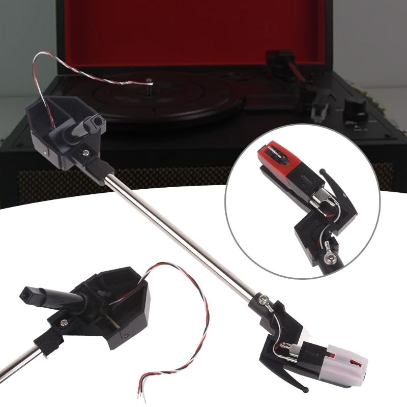 Practical Turntable Tonearm Phonograph Arm Holder with Stylus for Vintage Record Players Easy Install Stable Playback