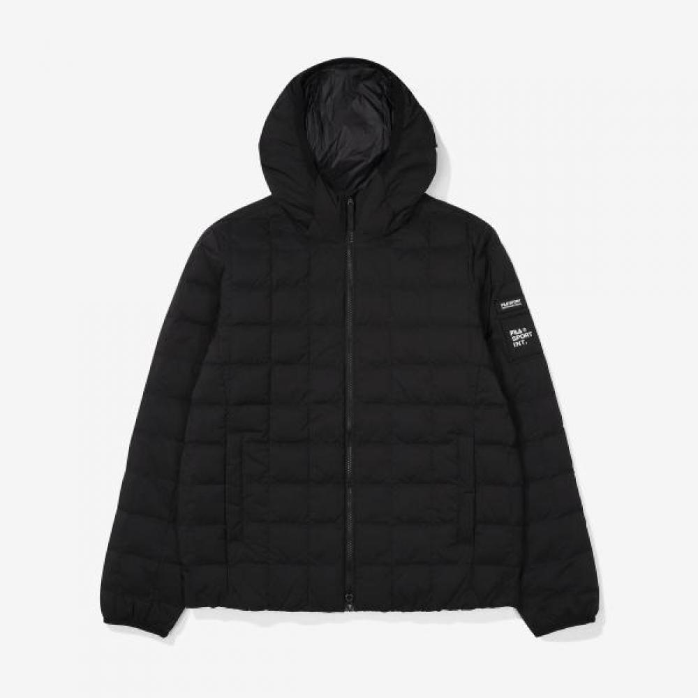 

Fila Hooded Down Lightweight Padding Check Quilting blacks/090