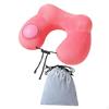 Travel Neck Pillow Inflatable Essential Support for Airplane Napping Office