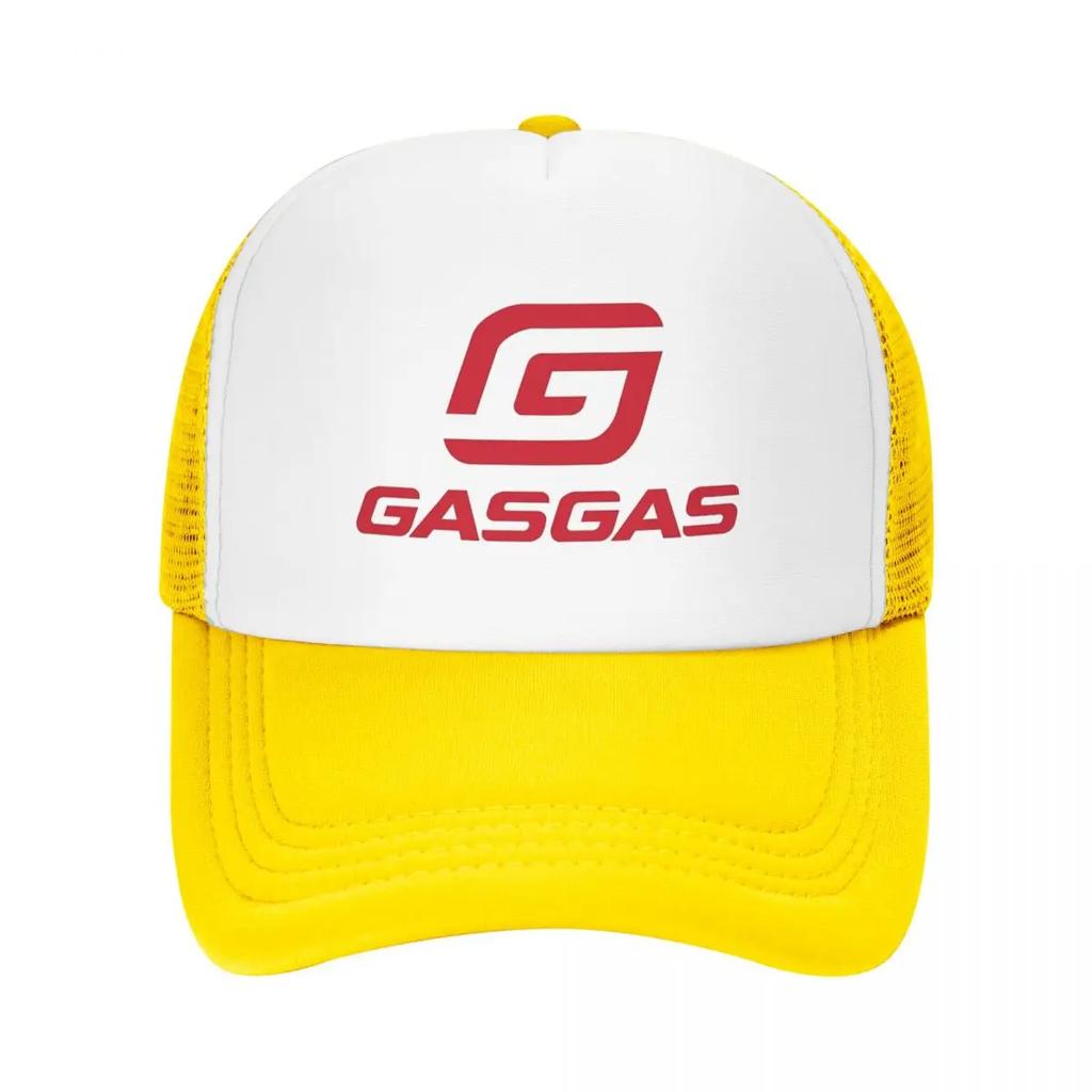 Cappellini stampati GasGas Moto Cappellini da camionista Adulto Moda Corse Cappello da mountain bike Cappelli da sole Cappelli da sole Cappellini da baseball in rete regolabili Estate