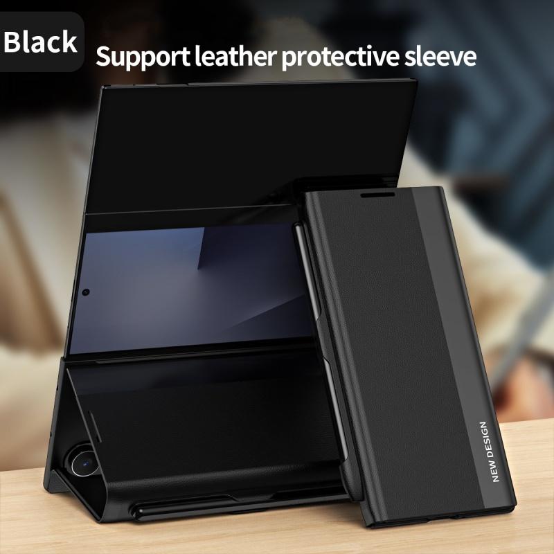 Leather With Stylus Stand Case for Samsung Galaxy Z TriFold / Z Fold 8 Ultra / 7 6 5 4 3 Folding Frosted Shockproof Back Cover