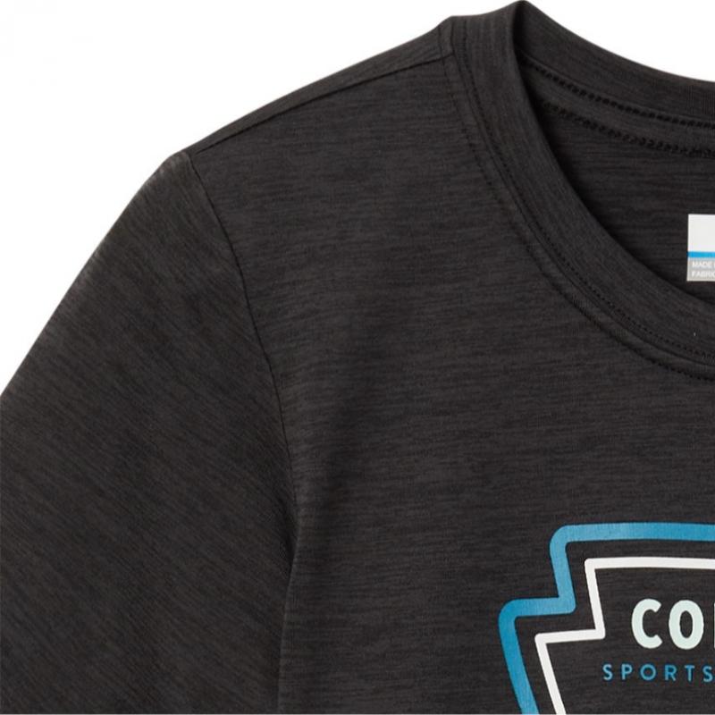 Columbia Kids ShorT Sleeve Graphic T shirT Black