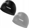 Children's Silicone Swimming Caps Gray Black 2 Pcs.