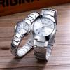 Men's Watch Brand High Quality Tungsten Steel Calendar Waterproof Clock Couple Watches Women's Fashion Quartz Wristwatch Gift