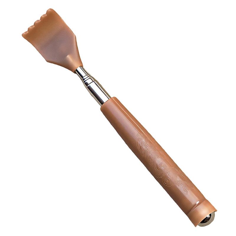 Rückenkratzer Ausziehbar Edelstahl Teleskopischer Kratz-Massagegerät Ausziehbar Teleskopisch Anti-Juckreiz Werkzeug Entspannen Rückenkralle