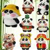 Kawaii Panda Diamant Bausteine 3D Tiermodell Puzzle Montage Stein Figur für Kinder Heimdekoration Weihnachten Geburtstagsgeschenk