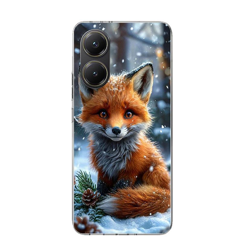 Tier Fuchs Handyhülle Für Xiaomi Poco X7 X6 X5 Pro F7 Ultra Redmi 15C 15 13 13C 12 12C 10 10A 10C 9 9A 9C 9T Hülle Poco X7 X6 X5
